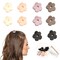 Small Claw Hair Clips for Women Girls - 10 Pcs Mini Flower Hair Clips Tiny Claw Clips
